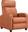 Recliner Chair PU Leather Recliner Sofa - Comfortable Home Theater