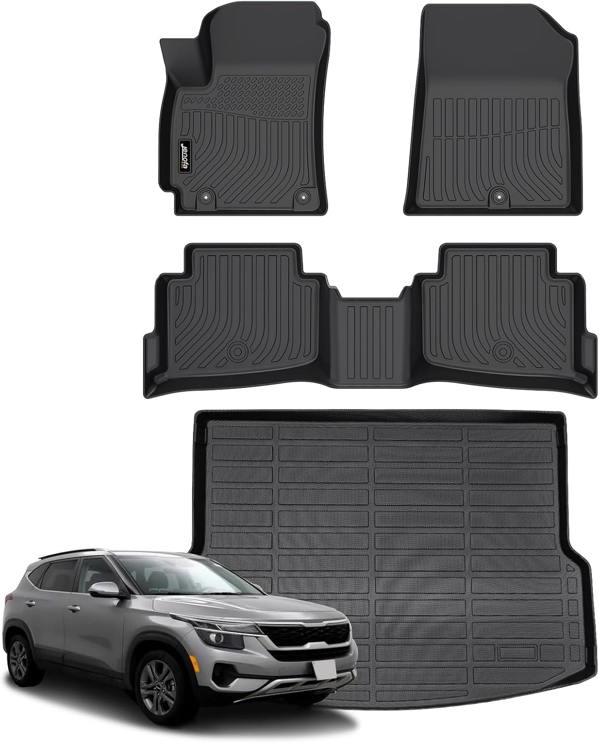 Custom Fit All Weather Floor Mats for 2020-2023 Kia Seltos