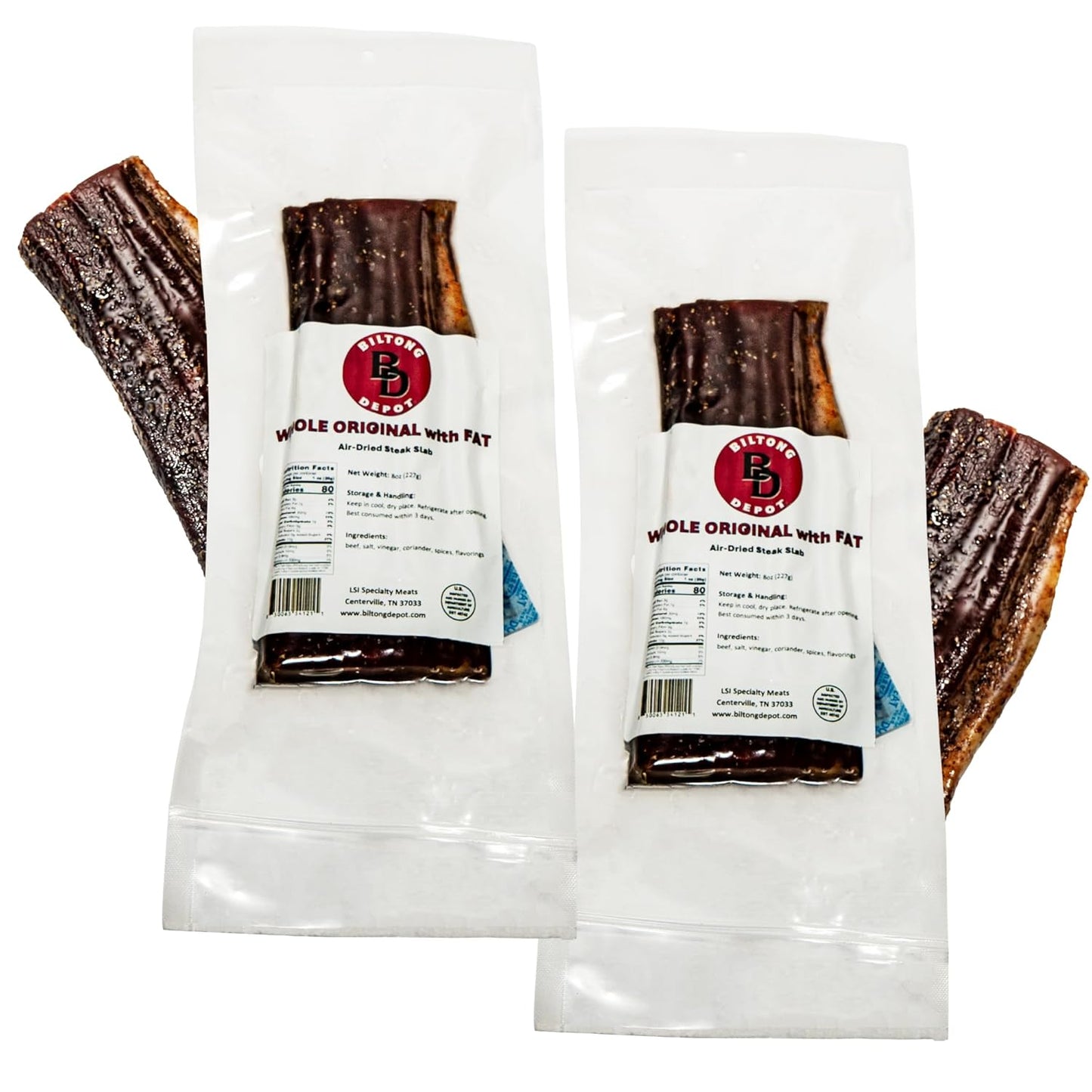 Biltong Depot Original Beef Biltong Slab - High Protein Snack