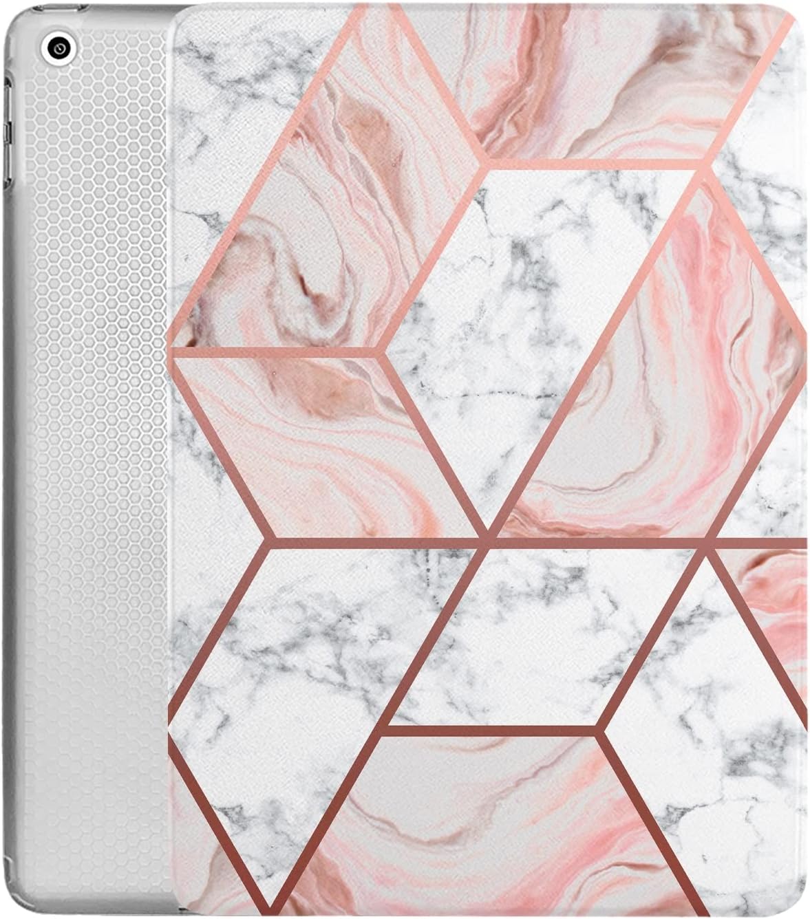 iPad mini 8.3 Inch Case with Adjustable Stand - Marble Pink