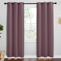 NICETOWN Dry Rose Room Darkening Curtains for Kitchen, 42 in