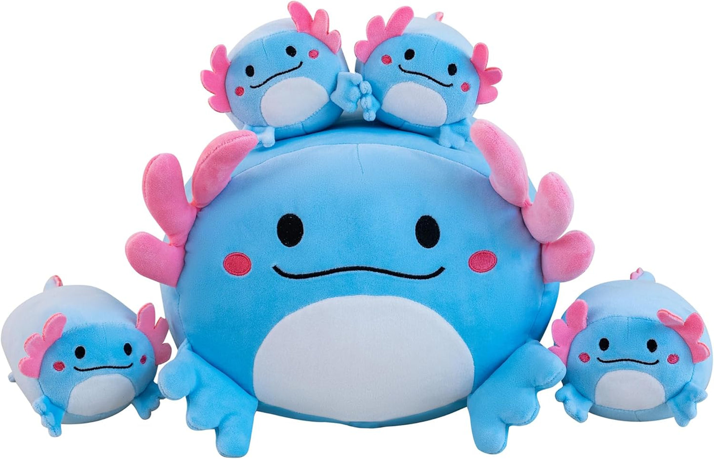 Cute Axolotl Plush with 4 Baby Plushies - Perfect Gift Idea