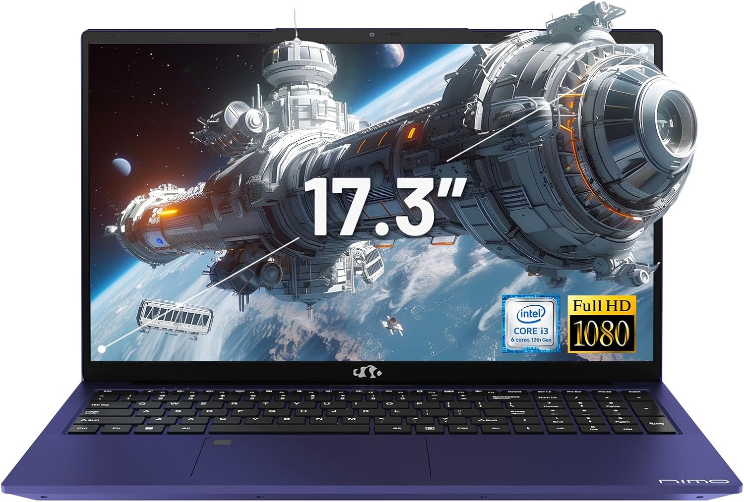 NIMO 17.3 FHD Laptop with Intel i3-1215U and 16GB RAM