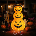 Halloween Pumpkin Decorations Battery Operated Pre-Lit Collapsible