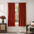 Lazzzy Velvet Blackout Thermal Curtains 72 in - Luxury Light Control