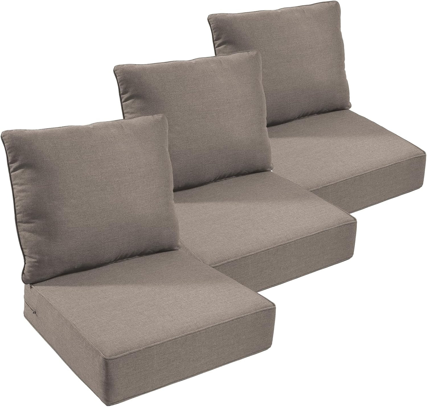 Outdoor Chair Cushions Set of 3 for Comfort and Style