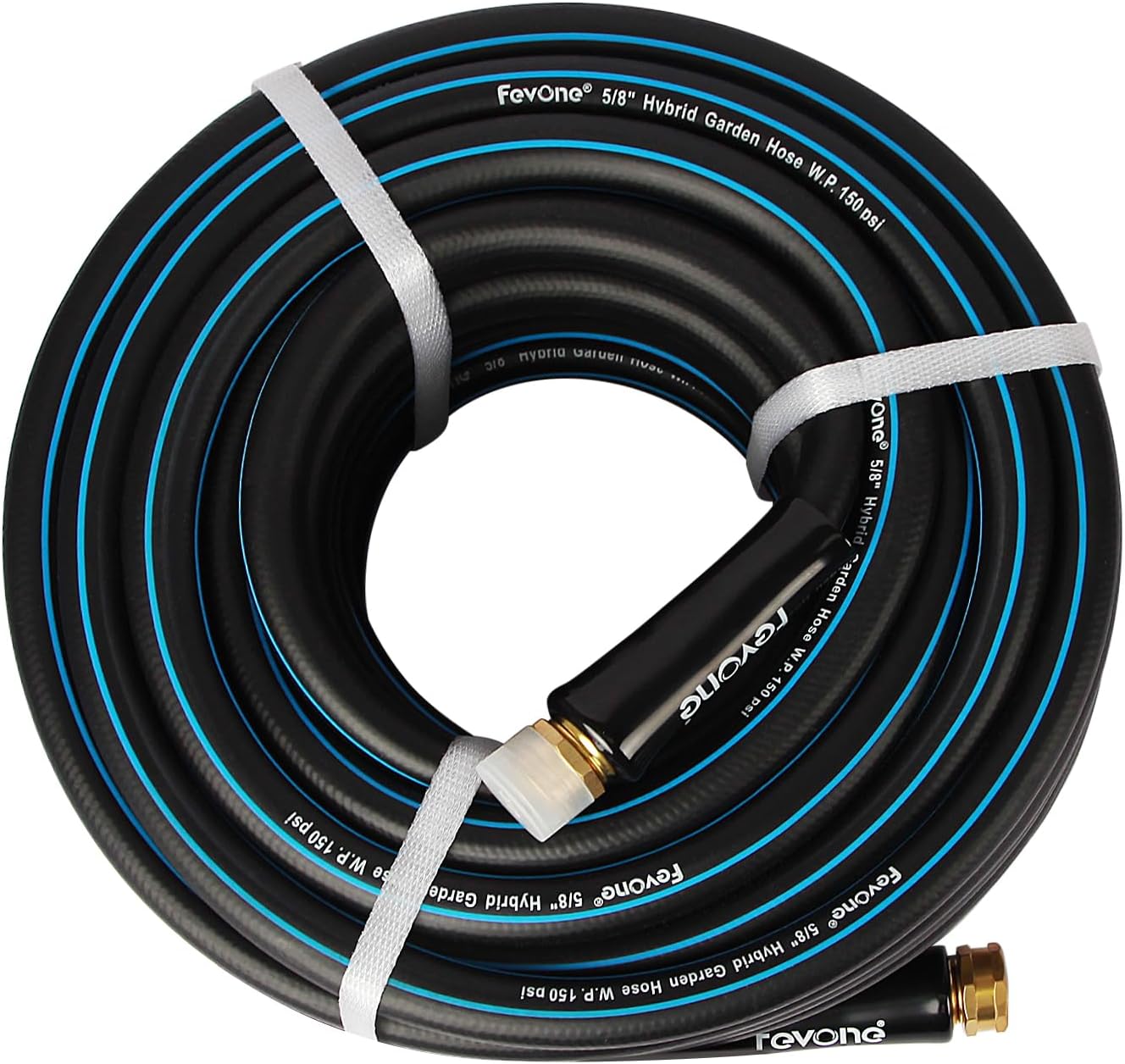Fevone 25ft Heavy Duty Garden Hose - Lightweight & Flexible