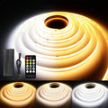 CCT COB LED Strip Lights 32.8ft Tunable White - Dimmable, High Density