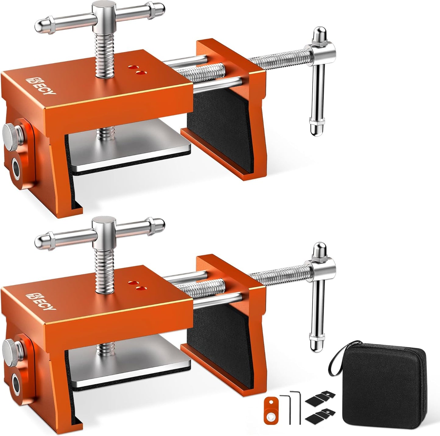 ECY Cabinet Clamps 2 Pack for Professional Woodworking Projects