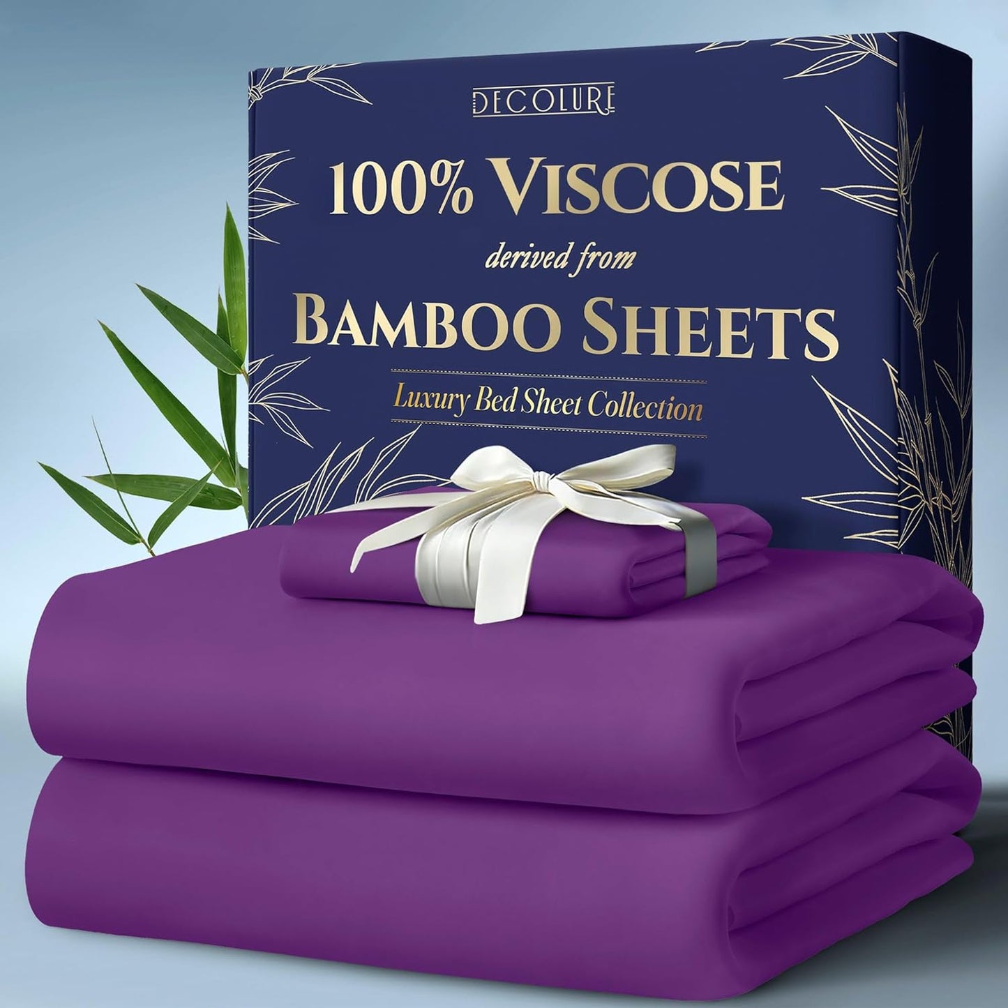 Viscose Derived from Bamboo Twin Sheets Set for Ultimate Comfort