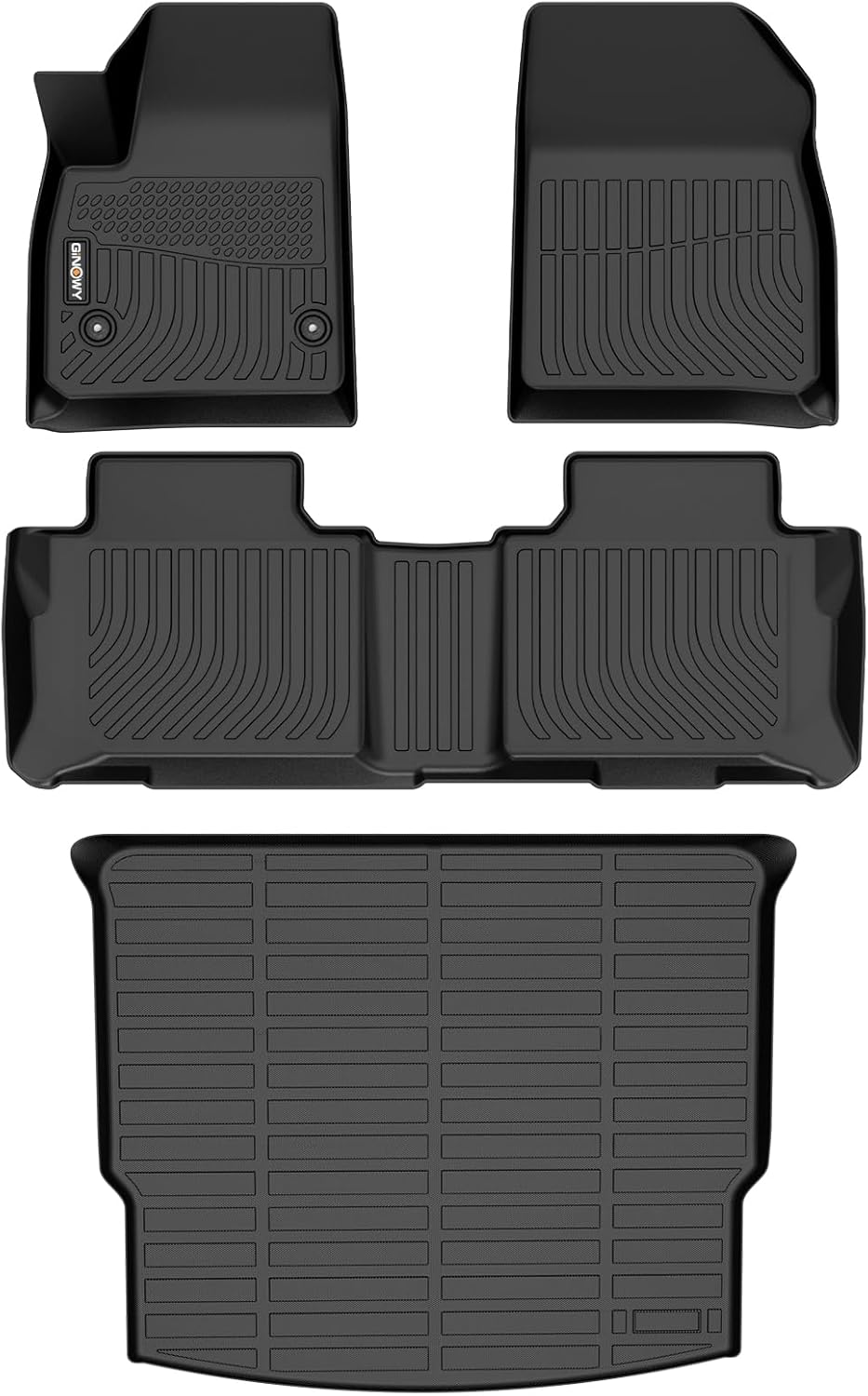 Custom Fit TPE All Weather Floor Mats for Chevy Blazer 2019-2025