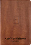 Personalized NIV Thinline Holy Bible Faux Leather Large Print - Custom