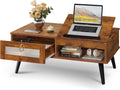 WLIVE Coffee Table with Lift Top and Adjustable Height for Living Room