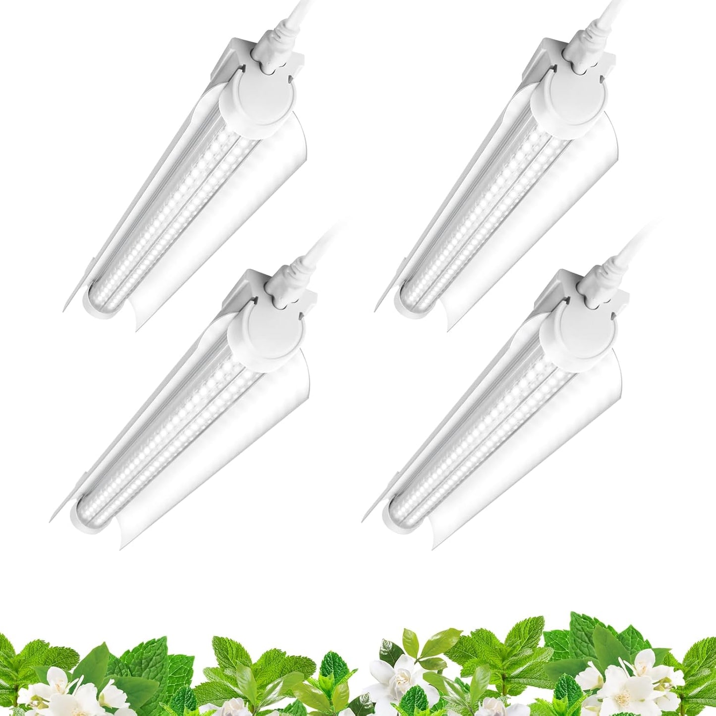Barrina T8 Grow Lights for Indoor Plants - 5000K Full Spectrum