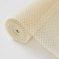 Shelf and Drawer Liner for Kitchen Cabinet Creamy White Weave - Non