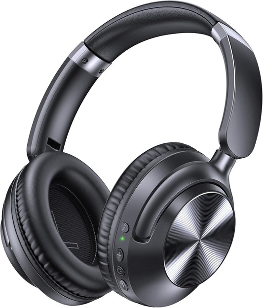 TAGRY Wireless ANC Headphones: 100H Playtime & Deep Bass