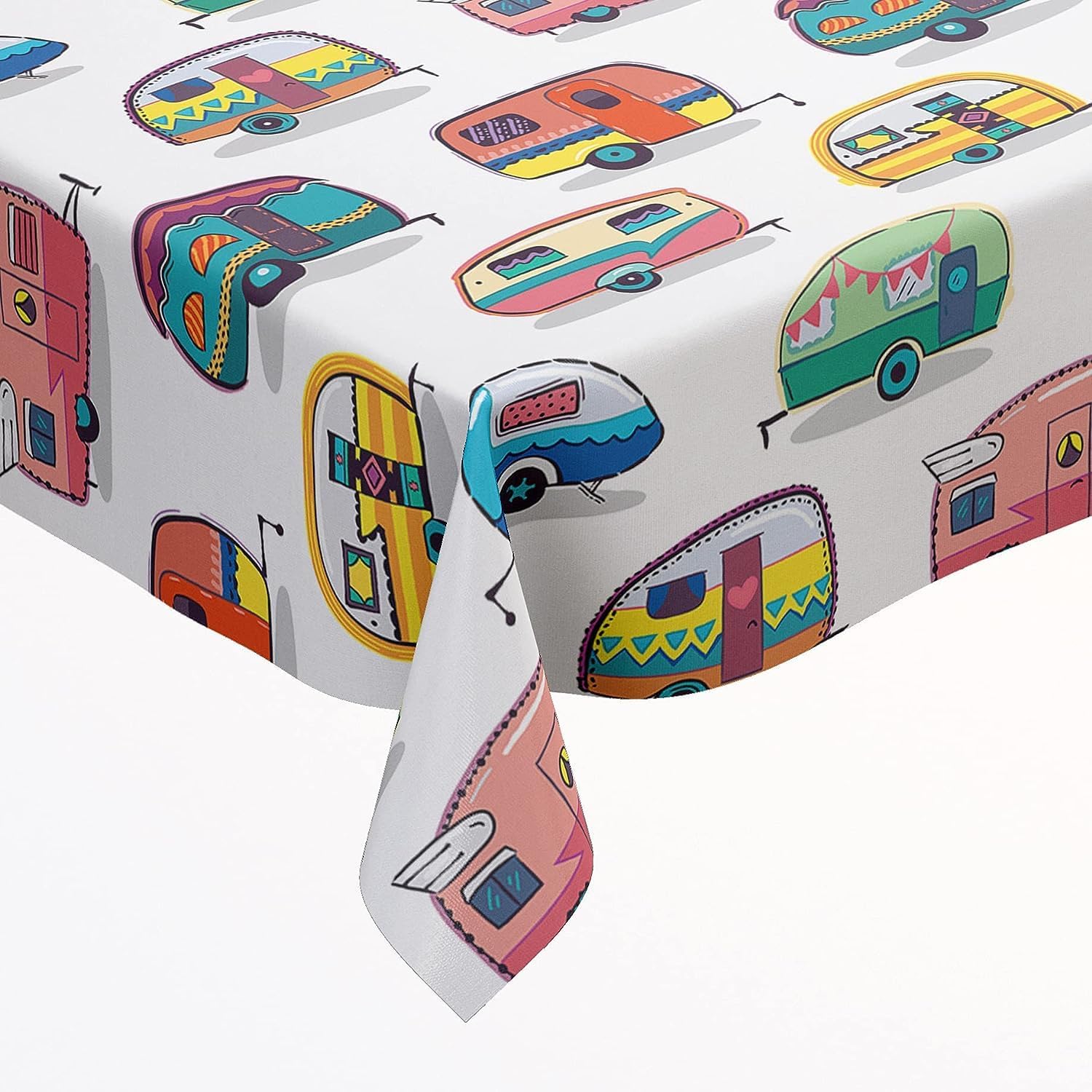 Waterproof Retro Vinyl Table Cover 54x108 - DPLin