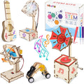5 in 1 Wood STEM Kits for Kids Age 8-12 - Hands-On Music & Engineering