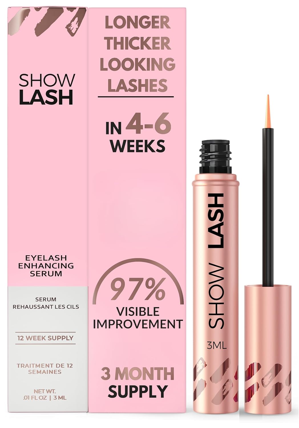 LeVaye Cosmetics Show Lash Eyelash Serum for Gorgeous Lashes