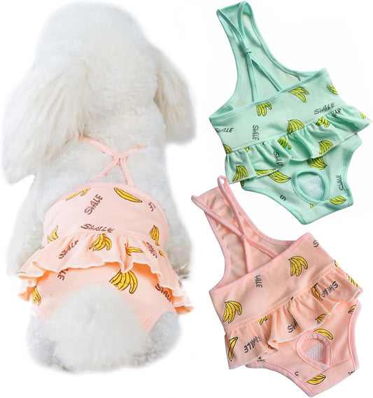 Washable Dog Diaper Set for Heat Period - XL