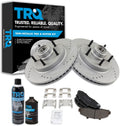 Front Semi-Metallic Brake Pad & G-Coated Rotor Kit for 1997-99 F-150