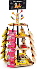 Chip Rack Display Stand for Party - 360 Wooden 4-Tier Organizer