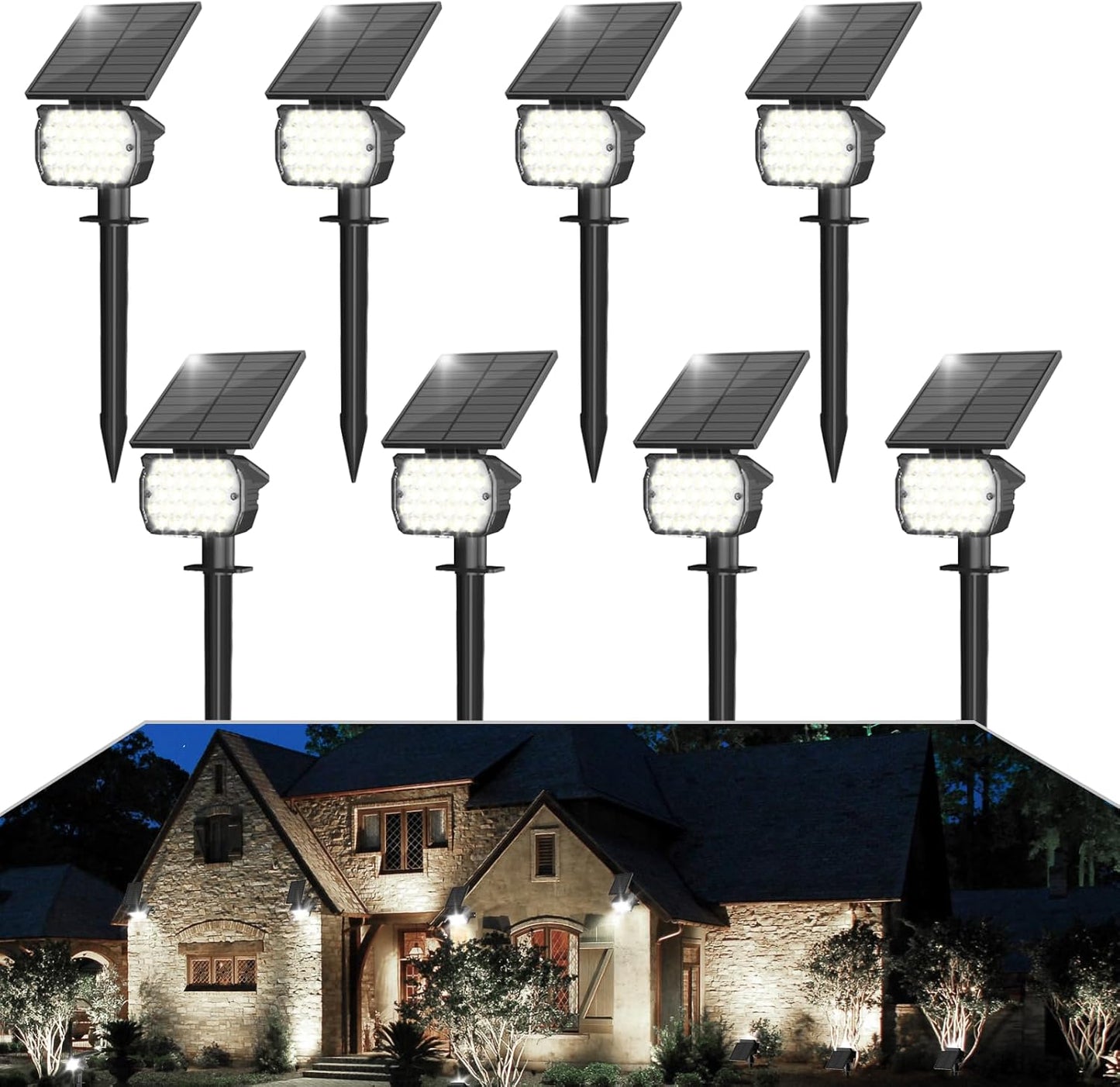 VOLISUN Solar Spotlight Outdoor - Bright 27 LED Landscape Lights