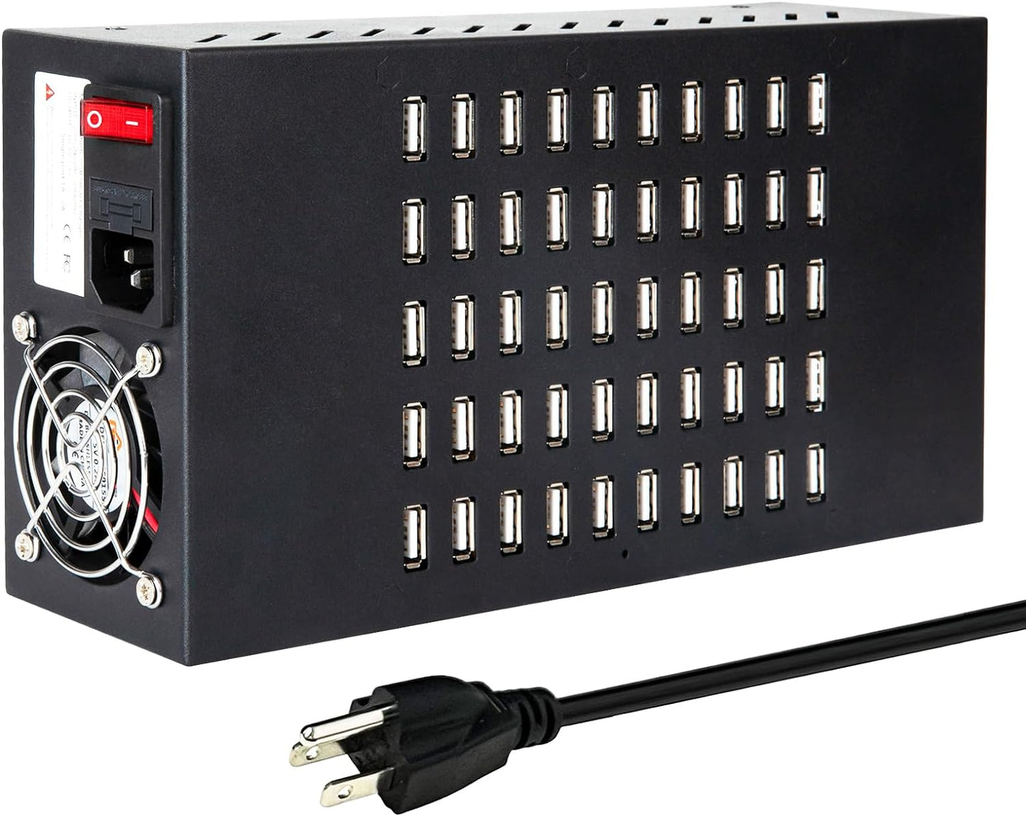 RUANSZZ 50-Port USB Fast Charger for Efficient Multiple Device Charging