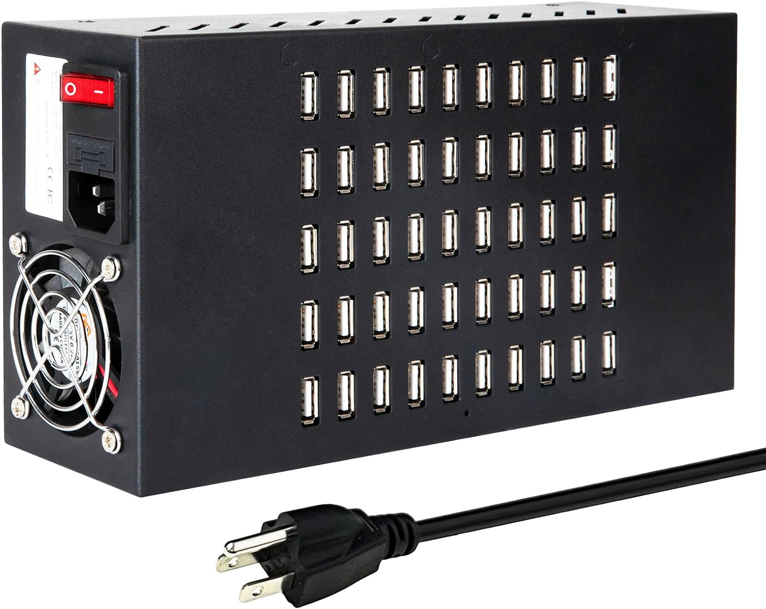 RUANSZZ 50-Port USB Fast Charger for Efficient Multiple Device Charging