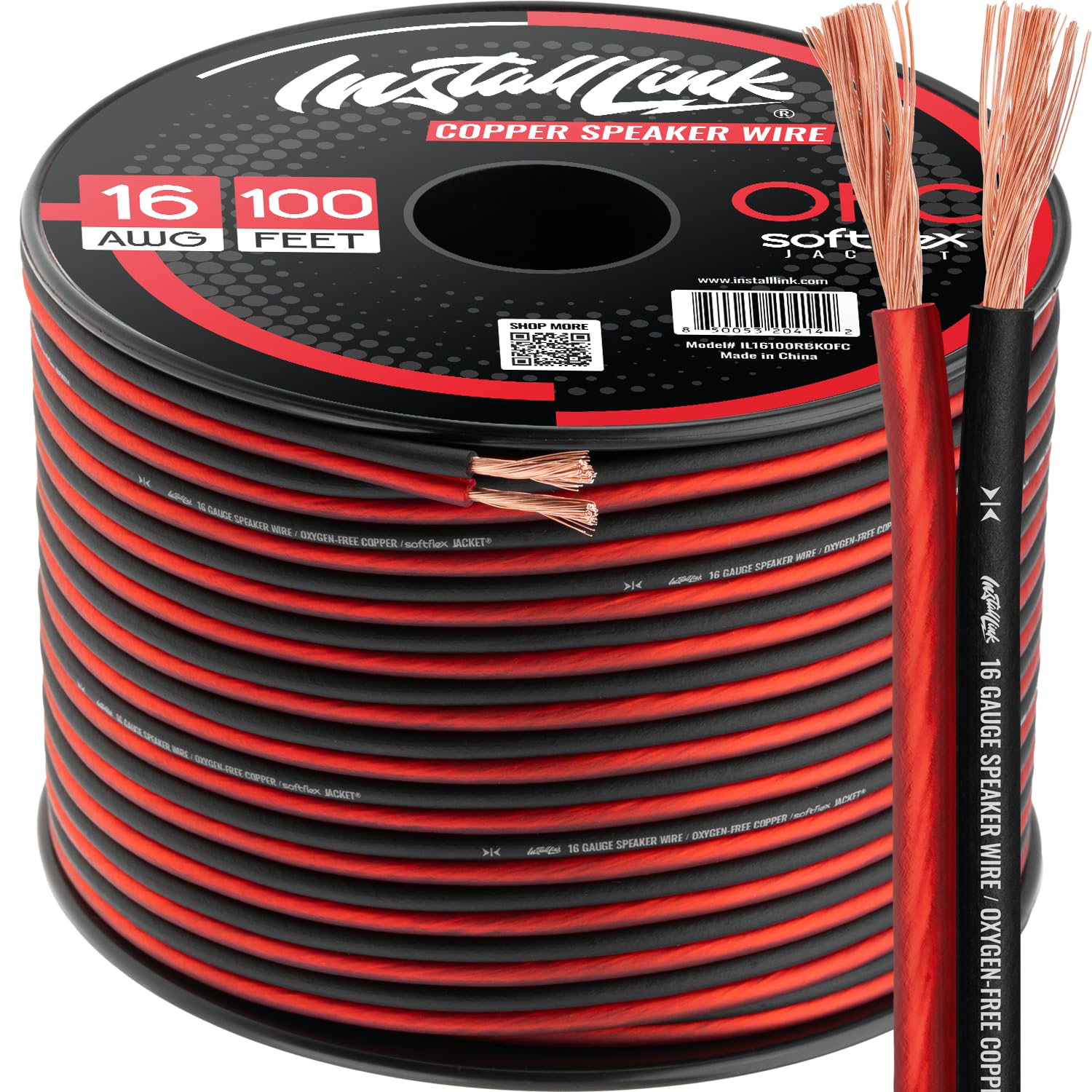 16 AWG Gauge Speaker Wire for Home Theater and Car Audio Use