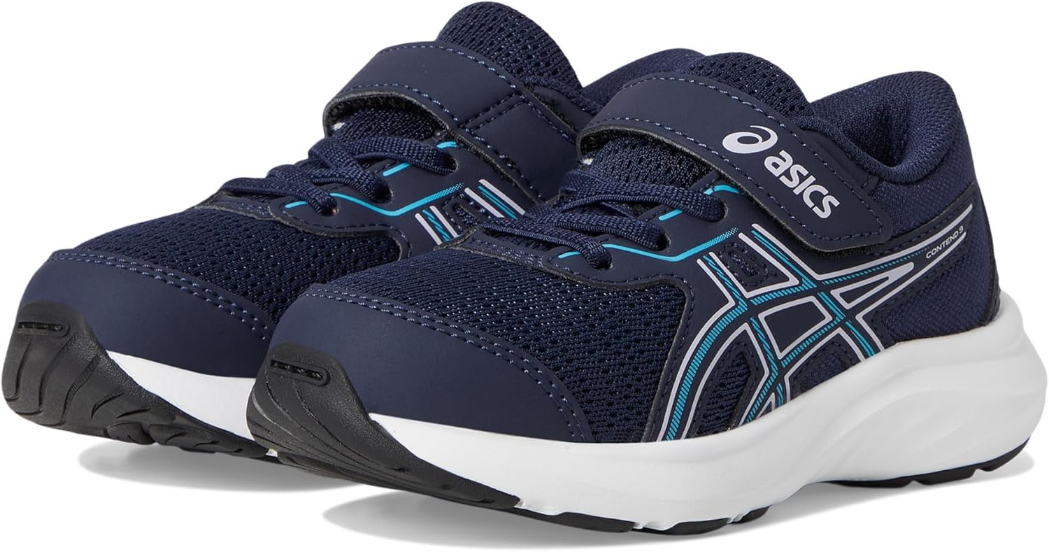 ASICS Kid's Contend 9 Pre-School Running Shoes for Comfort
