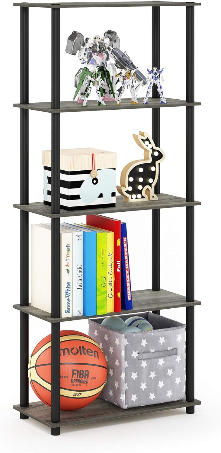 Furinno Turn-N-Tube 5-Tier Multipurpose Shelf for Any Room