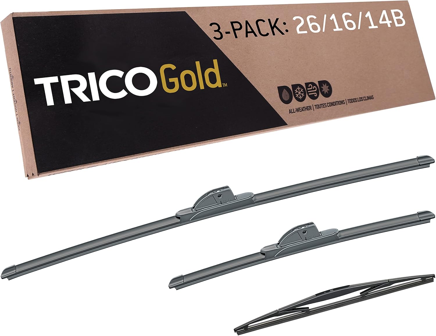 Trico Wiper Blades Kit for 2007-2018 Acura RDX - All-Weather Fit