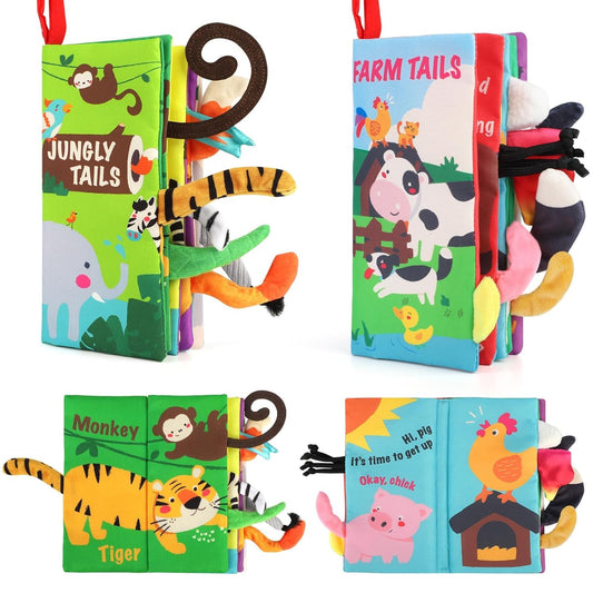 beiens Baby Sensory Cloth Books - Unlock Baby's Development