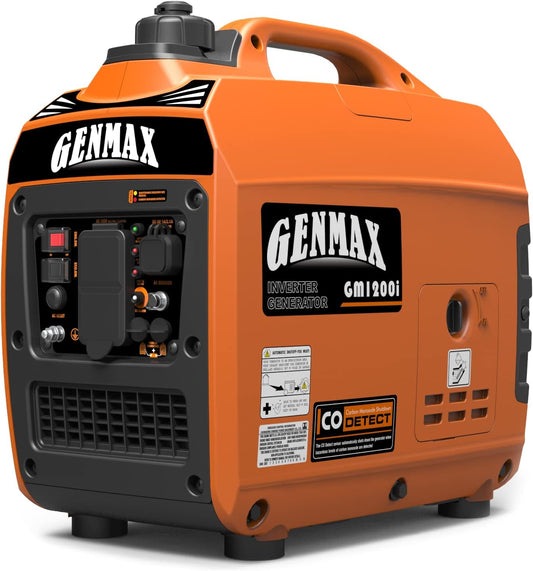 GENMAX 1200 Watts Inverter Generator for Camping and Home Use