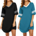 Ekouaer Nightgowns for Women 2 Pack Sleepshirts - Soft, Casual leisure