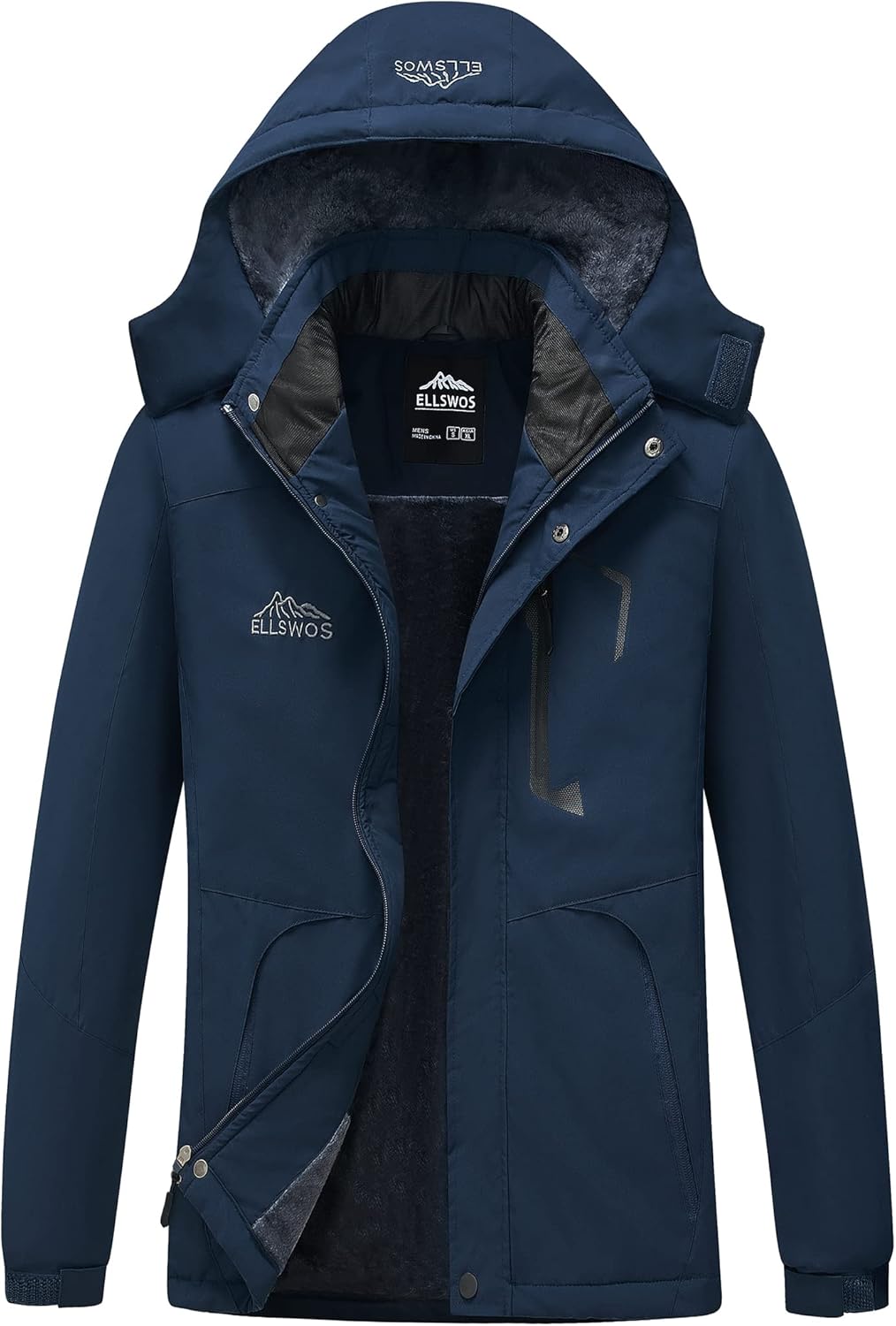Men's Waterproof Ski Jacket for Winter Snow and Rain Protection