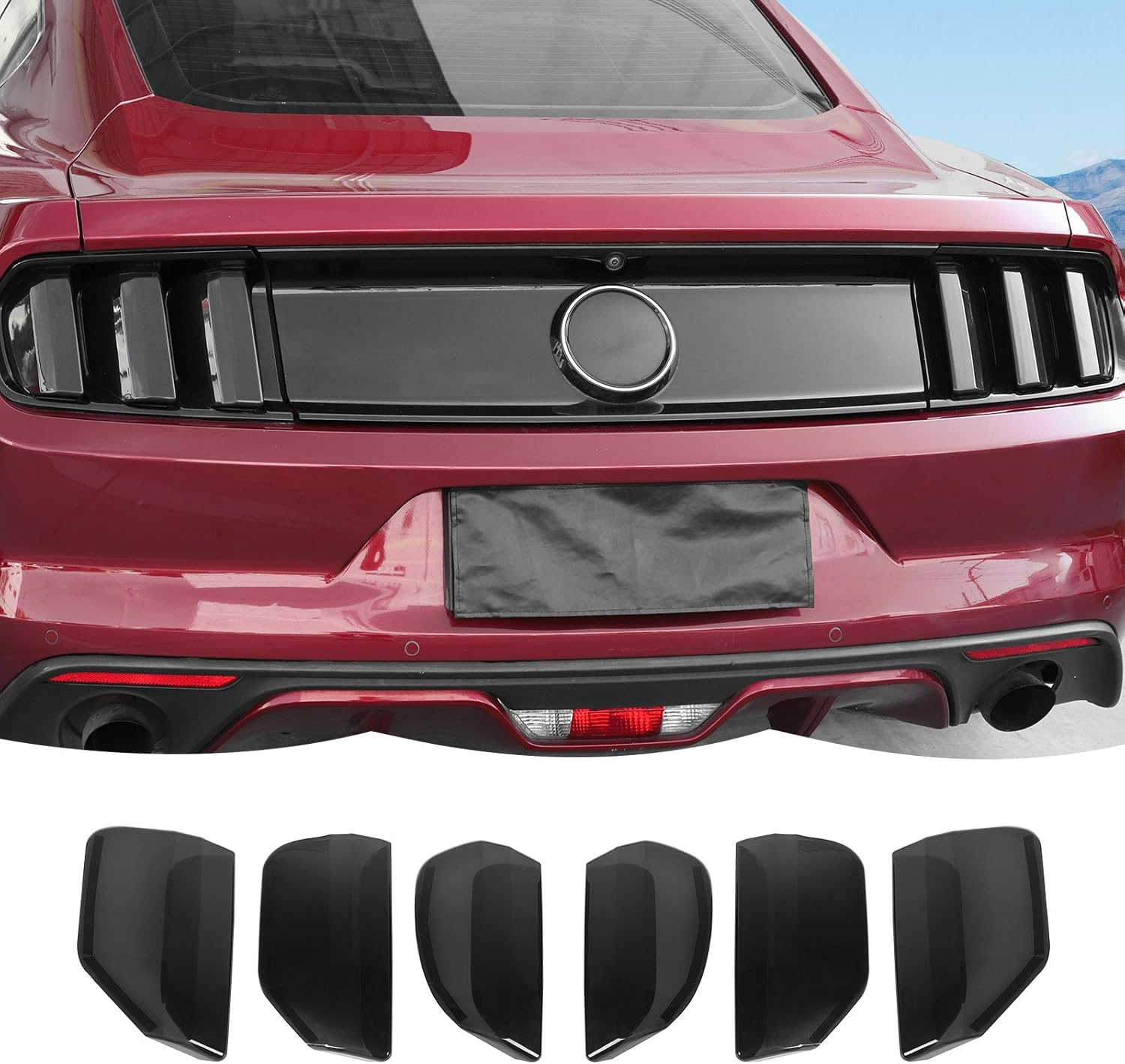 RT-TCZ Tail Light Lamp Cover Guard for Ford Mustang 2015-2017