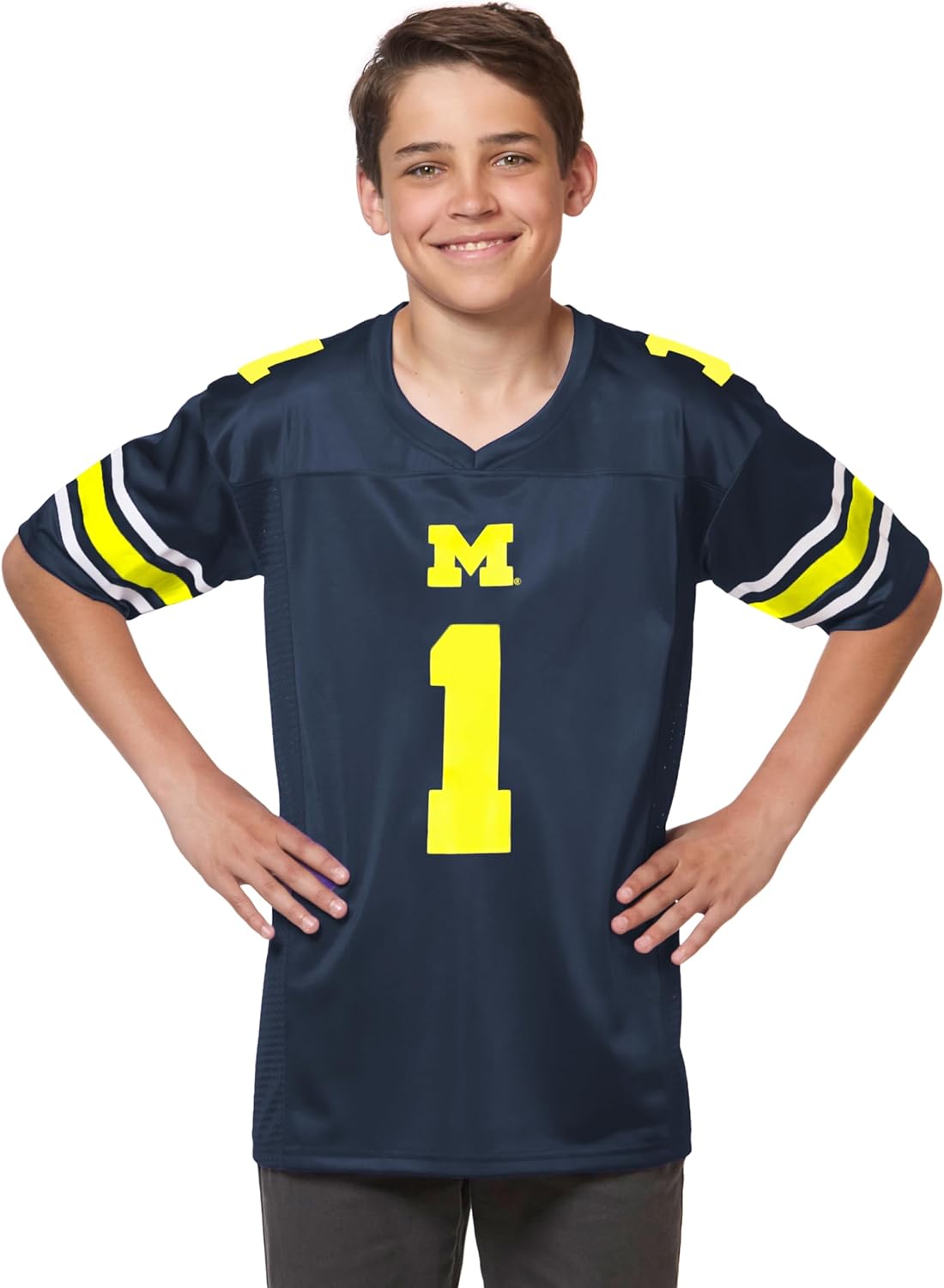 Little King NCAA Touchdown Pass Youth Football Jersey for Boys