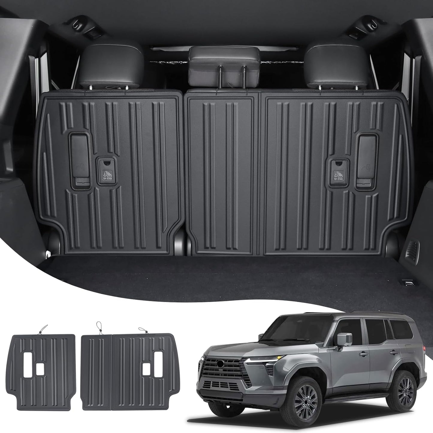 2 PCs Seat Back Protective Pad for Lexus GX550 GX 550h Interior