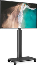 Rolling TV Floor Stand for 32 to 70 in TVs - Mobile Cart on Wheels