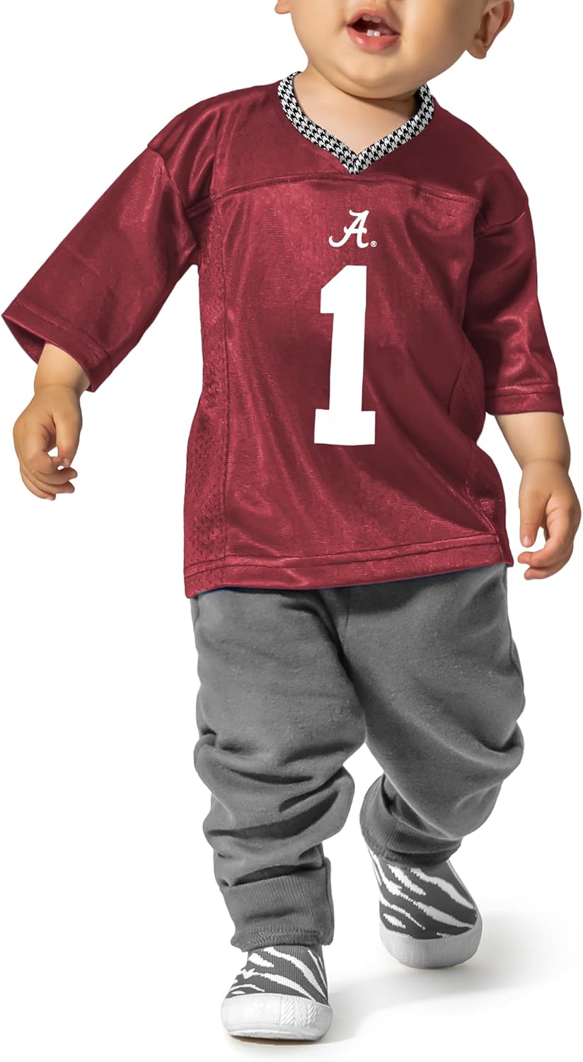 NCAA Infant Alabama Houndstooth Touchdown Pass Jersey for Babies