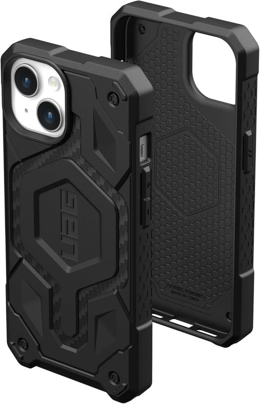 UAG Monarch Pro Carbon Fiber Case for iPhone 15 - MagSafe Compatible!