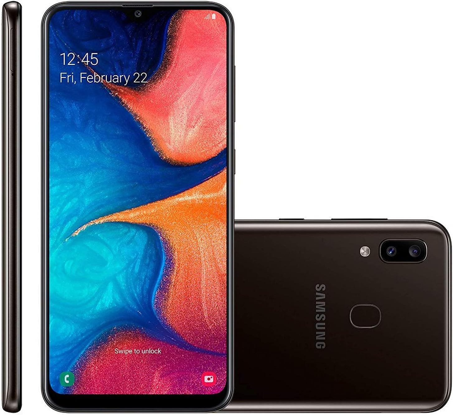 Samsung Galaxy A20 6.4in Renewed Smartphone for T-Mobile Users