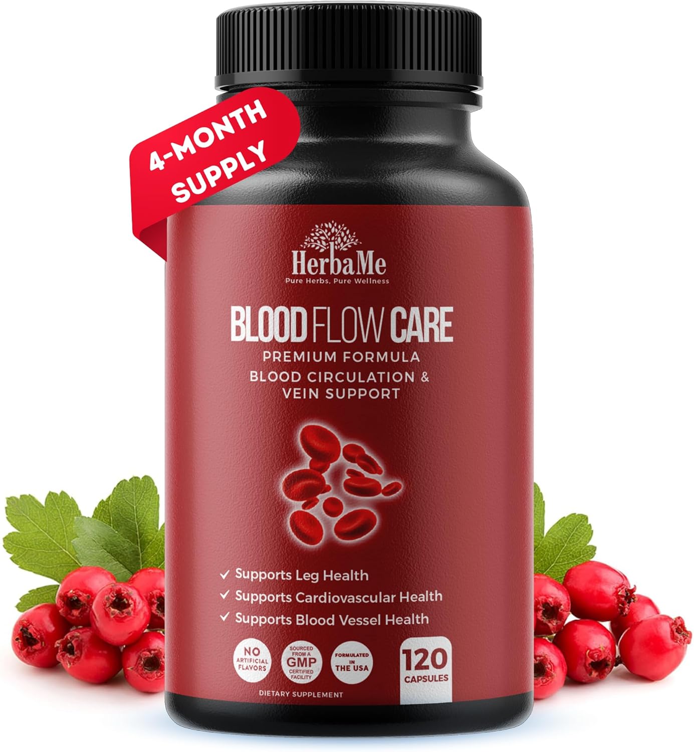 Blood Circulation Supplement for Healthy Veins and Heart Health