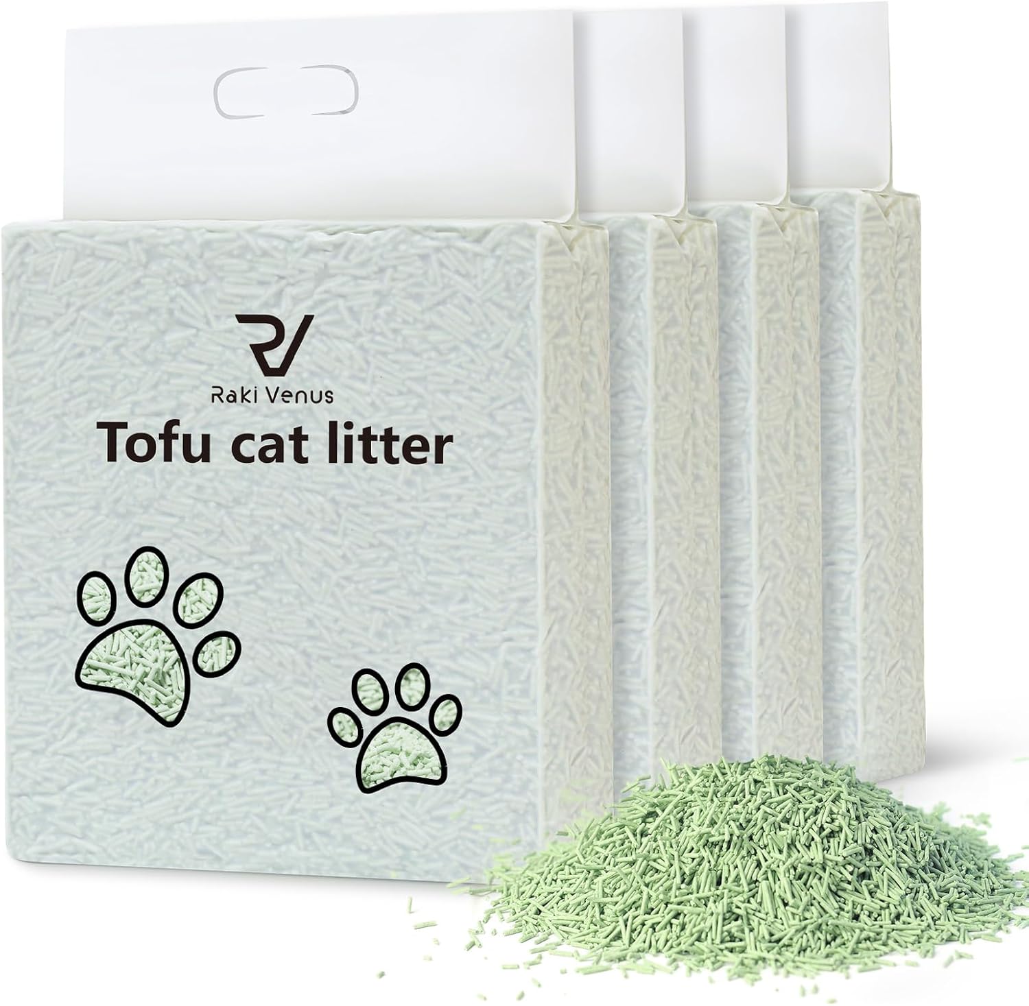 Tofu Cat Litter - Strong Clumping, Ultra Absorbent, Low Dust