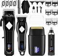 Professional Hair Clippers and Trimmer Set for Men - Complete Grooming
