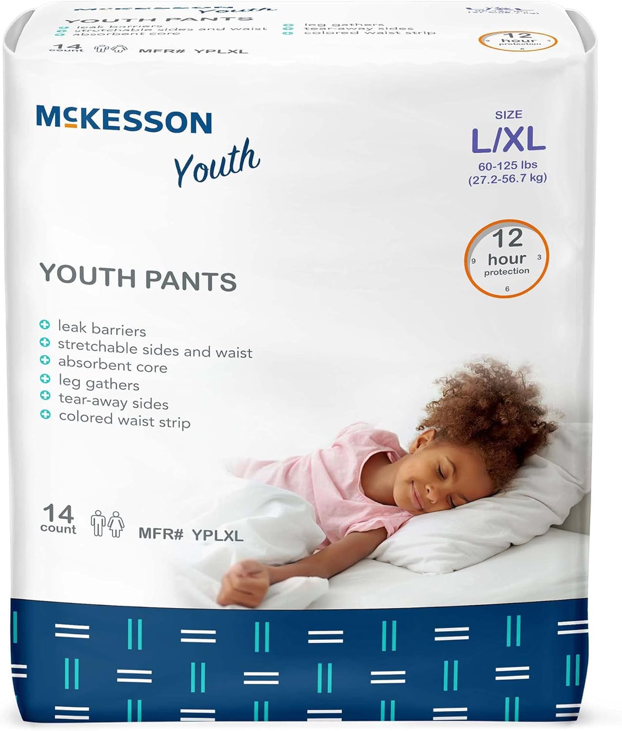 McKesson Youth Training Pants for Boys and Girls - 56 Count