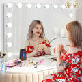 Hansong Vanity Mirror with Lights and Bluetooth Speaker - Large