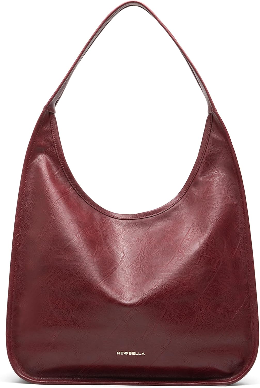 Women's Hobo Purse - Spacious Faux Leather Shoulder Bag